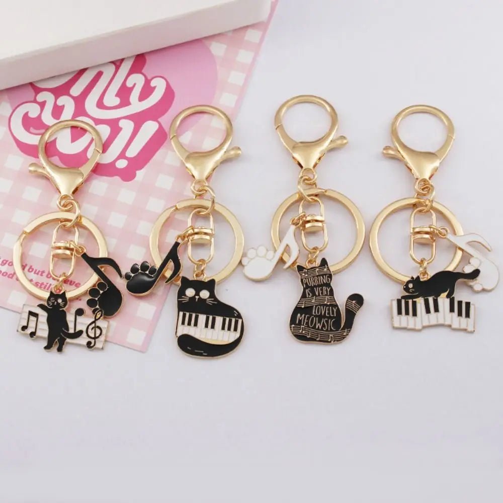 Bag Charms Zinc Alloy Cat Alloy Keychain Cartoon Creative Heart Bubble Pendant Keyring Metal Cute Cat Etal Keyring Women - Chatcalineux.com