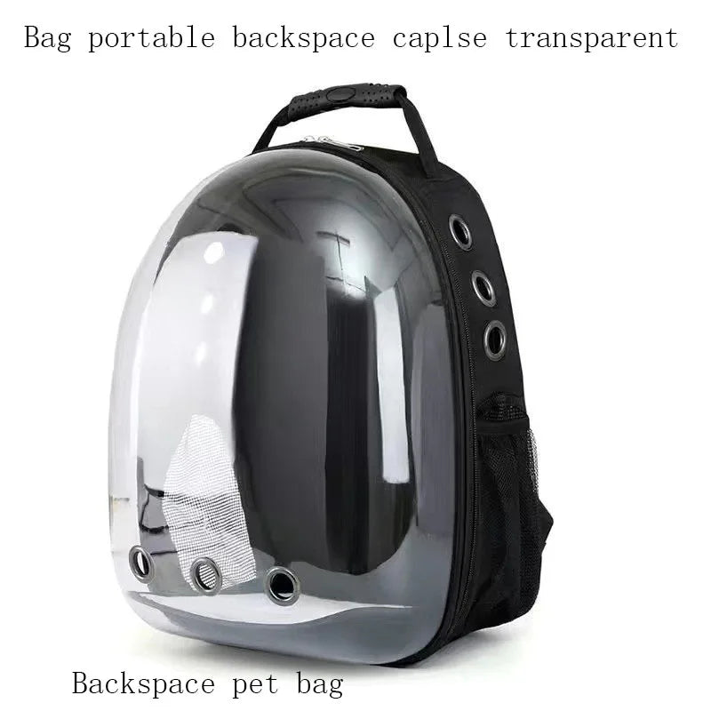 cat bag carrier Backpack Mesh camouflage outdoor travel product Breathable shoulder handling Waterproof Spacecraft Bubble - Chatcalineux.com