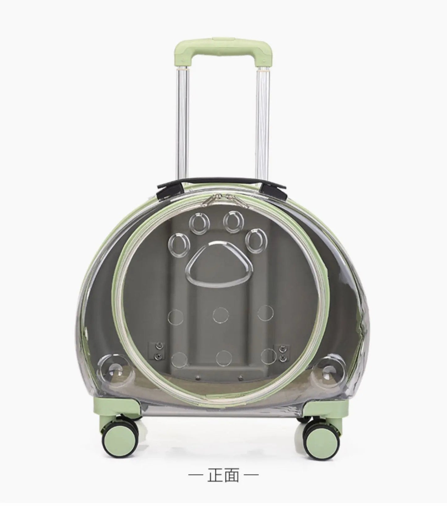 Pet cat out trolley case dog portable air case panoramic transparent breathable backpack bubble bag - Chatcalineux.com