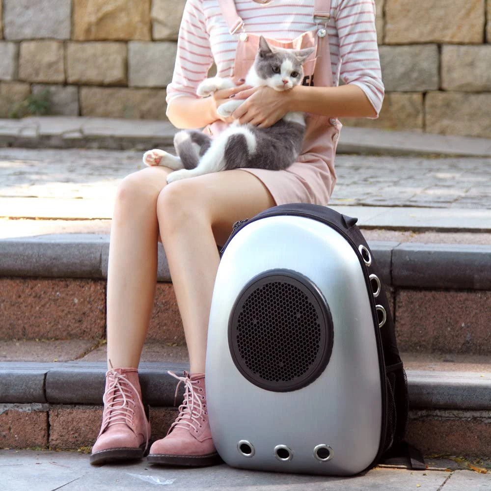 Portable Pet Travel Carrier Space Capsule Pet Cat Bubble Backpack Waterproof Traveler Knapsack for Cat and Small Dog Backpack - Chatcalineux.com