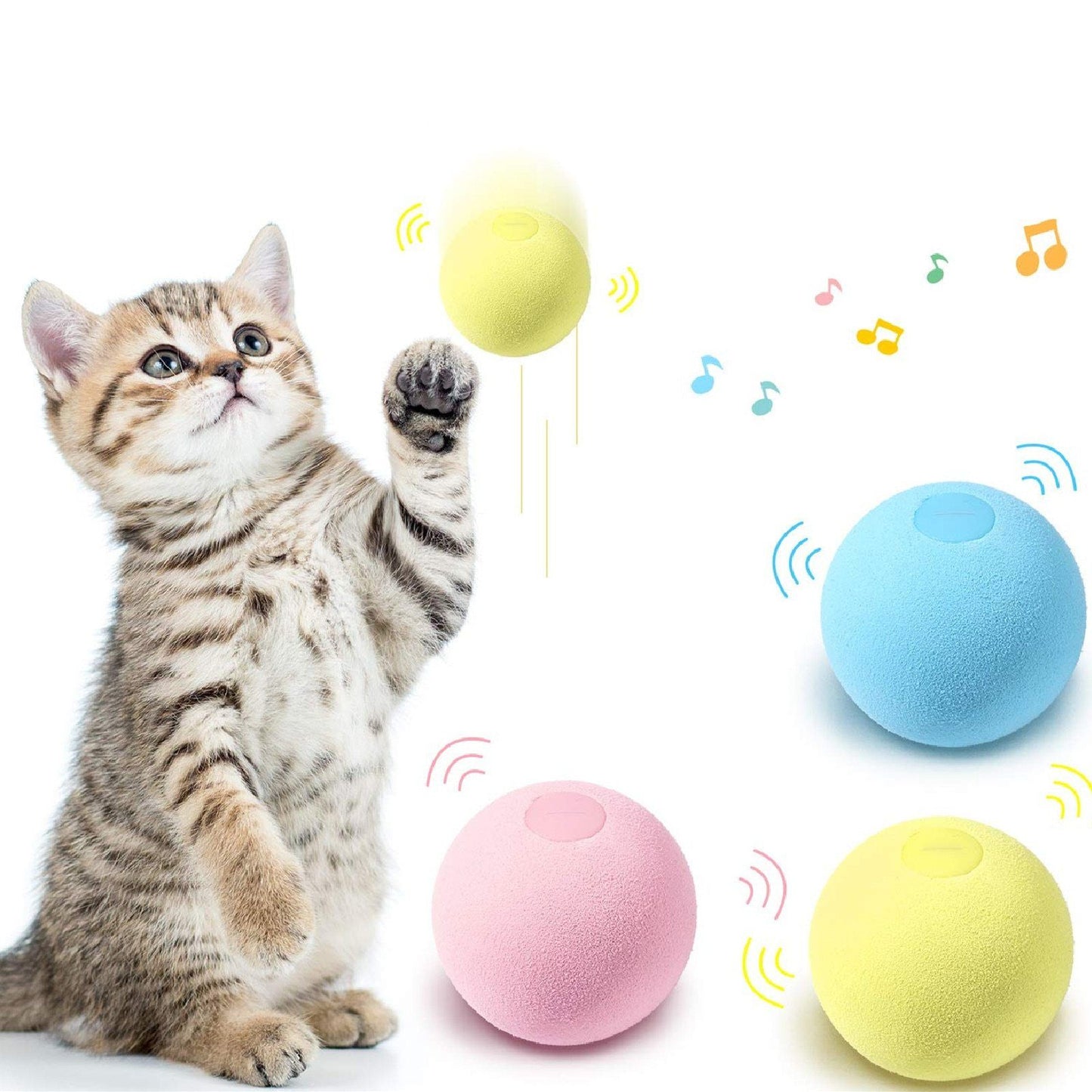 SmartBall™ - Balle intelligente d'apprentissage pour chat - Chatcalineux.com